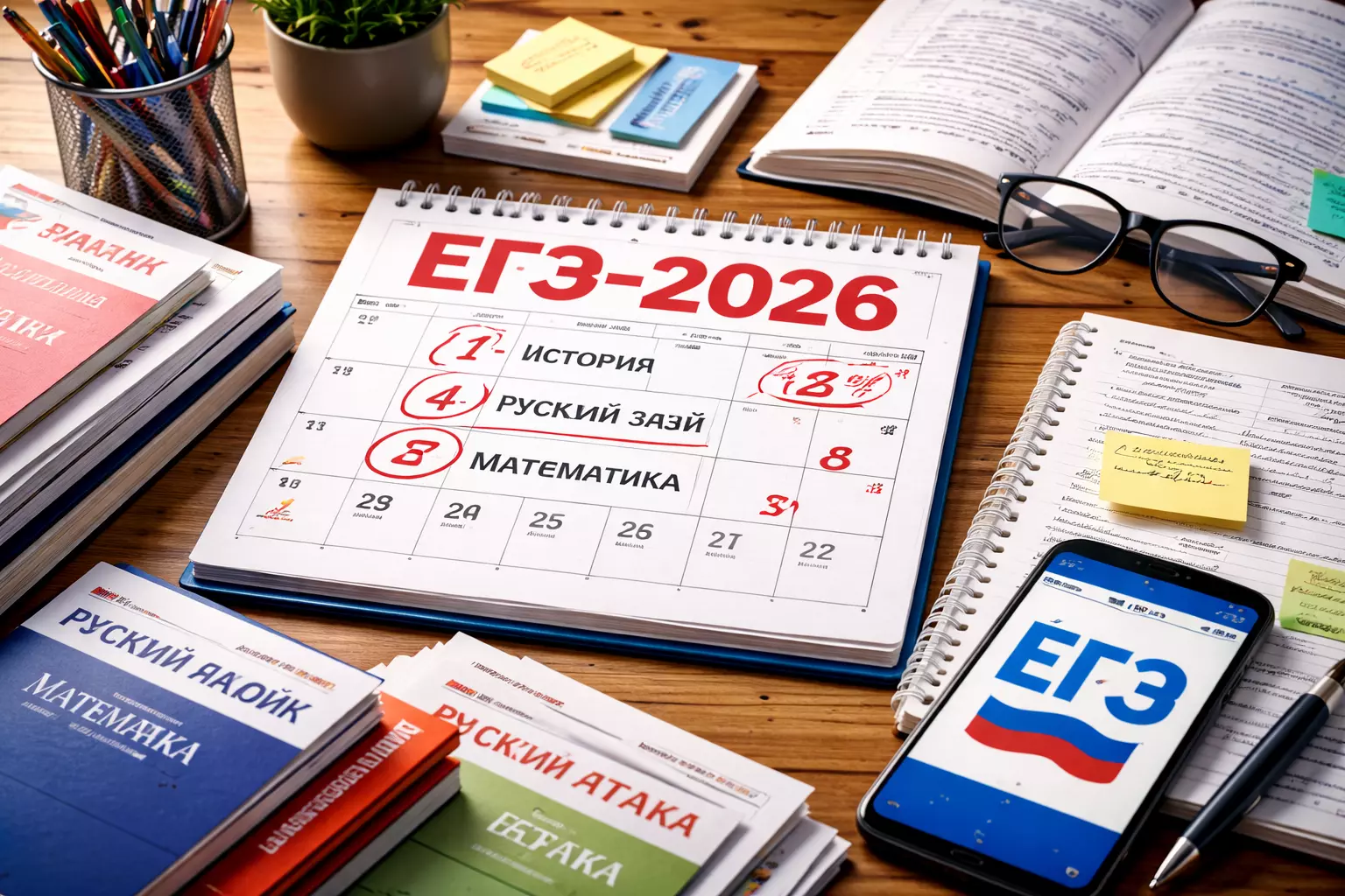 Расписание ЕГЭ-2026 и удобный план подготовки по неделям